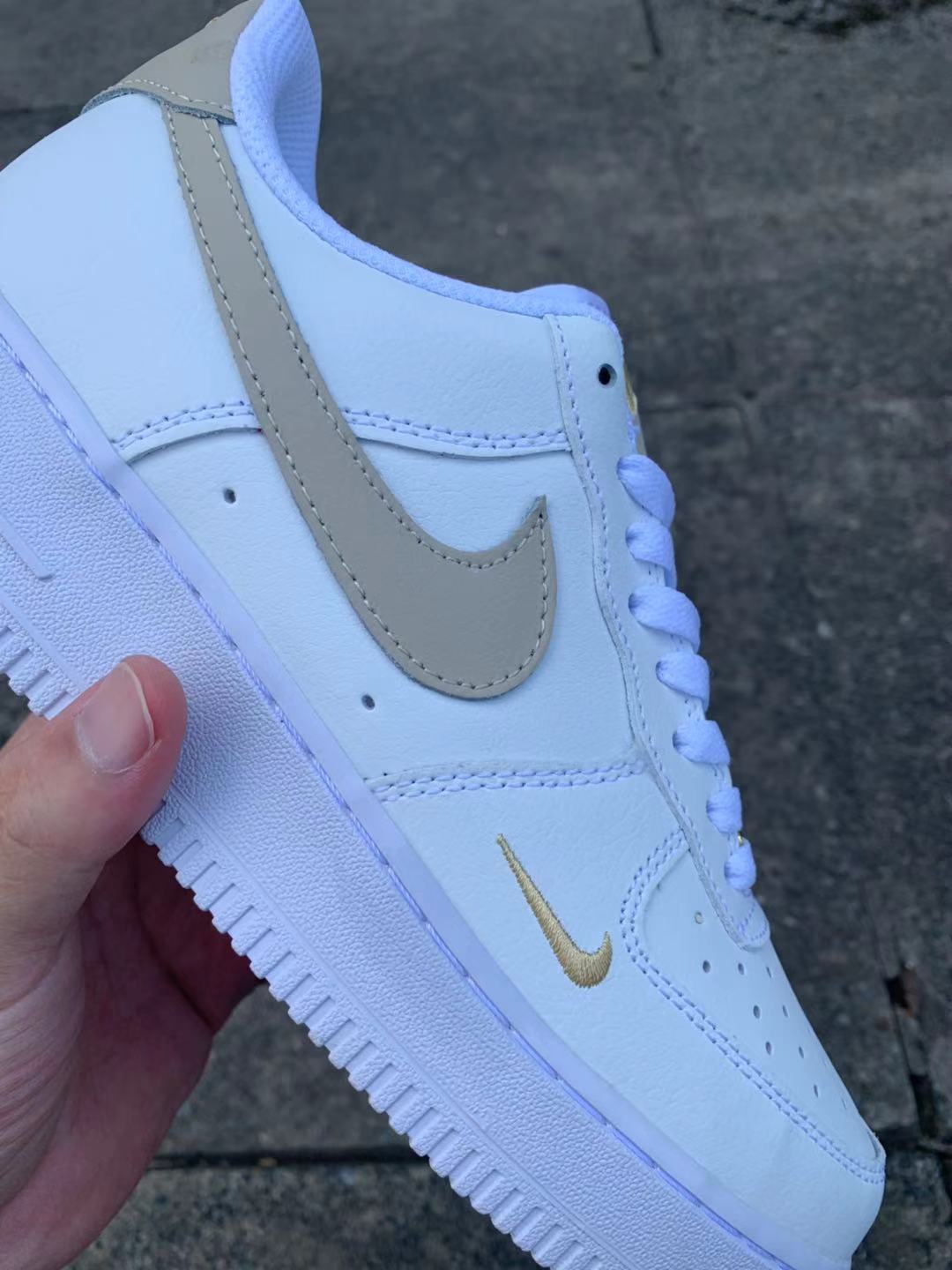 Air force 1 white clearance velcro