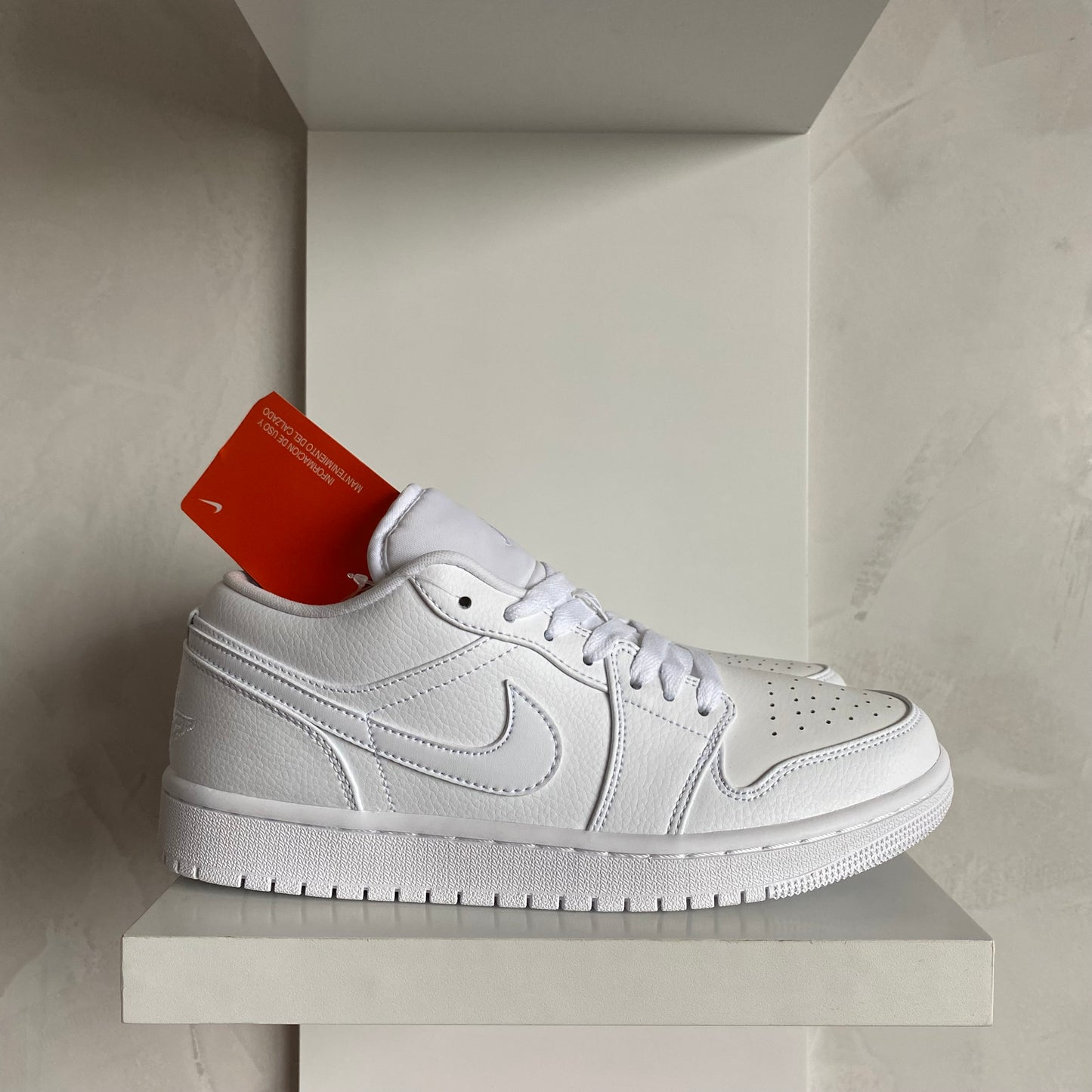 Jordan 1 Low Triple White (Pronta Entrega)