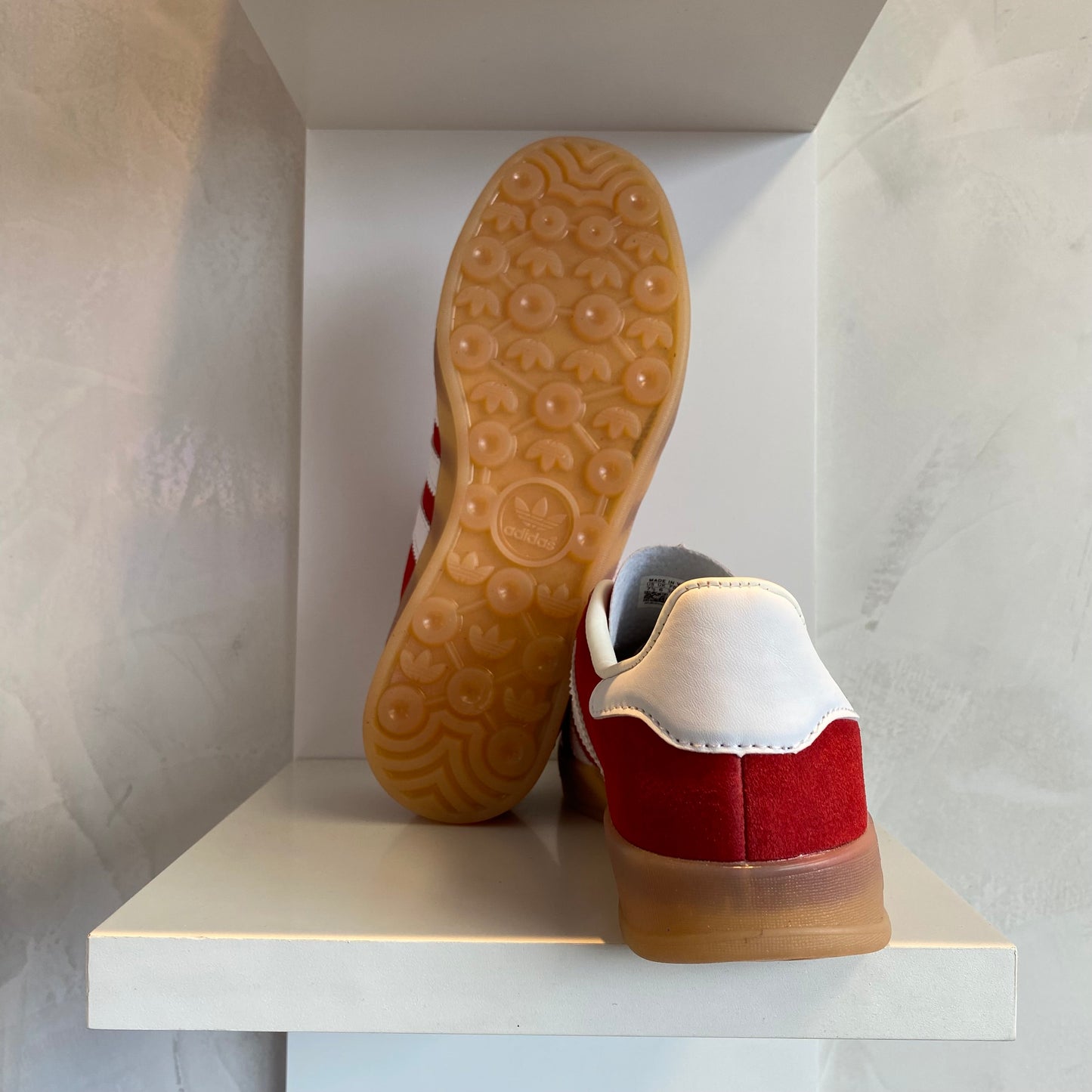 Adidas Gazelle Indoor Scarlet Cloud White (Pronta Entrega)