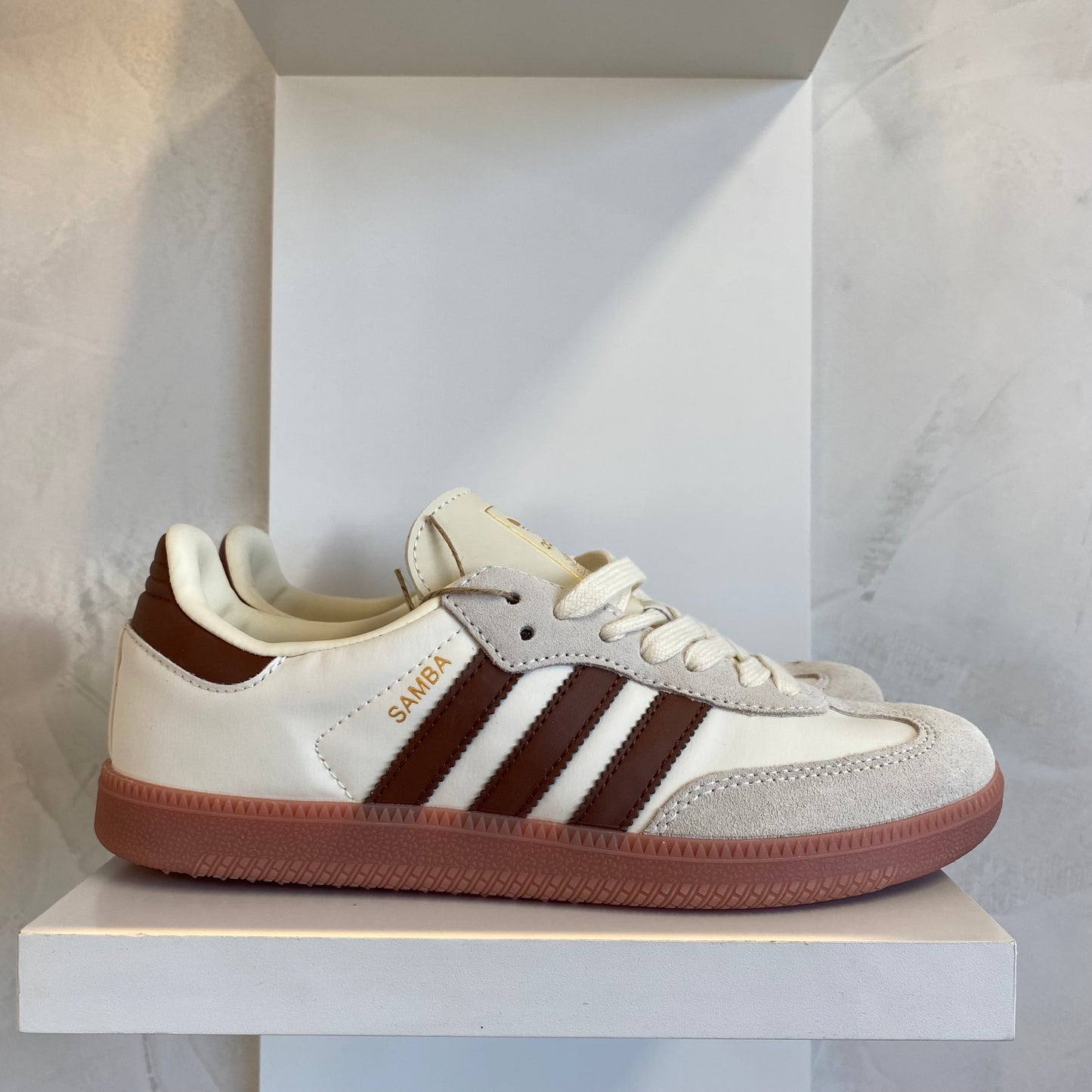 Adidas Samba OG Cream White Preloved Brown (Pronta Entrega)