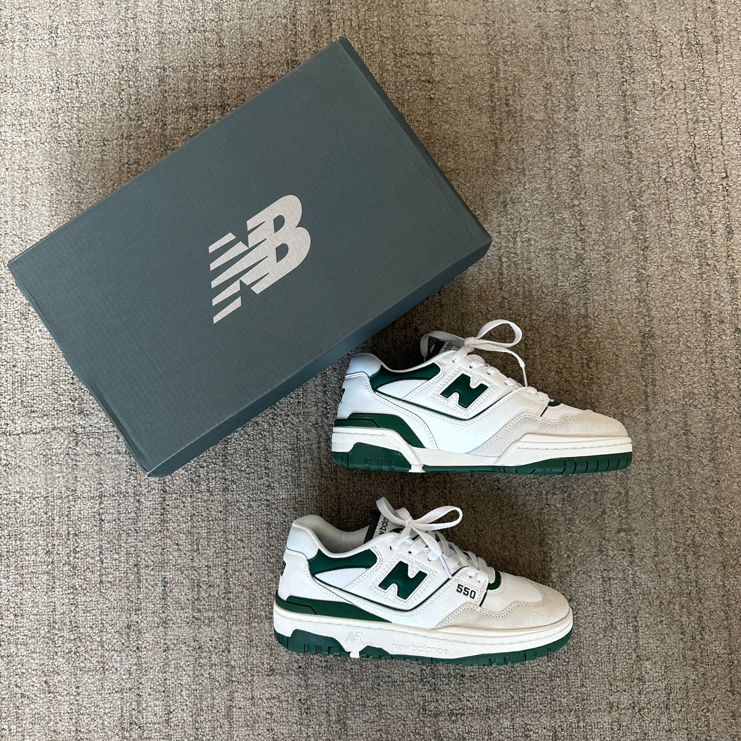 New Balance 550 Green White (Pronta Entrega)