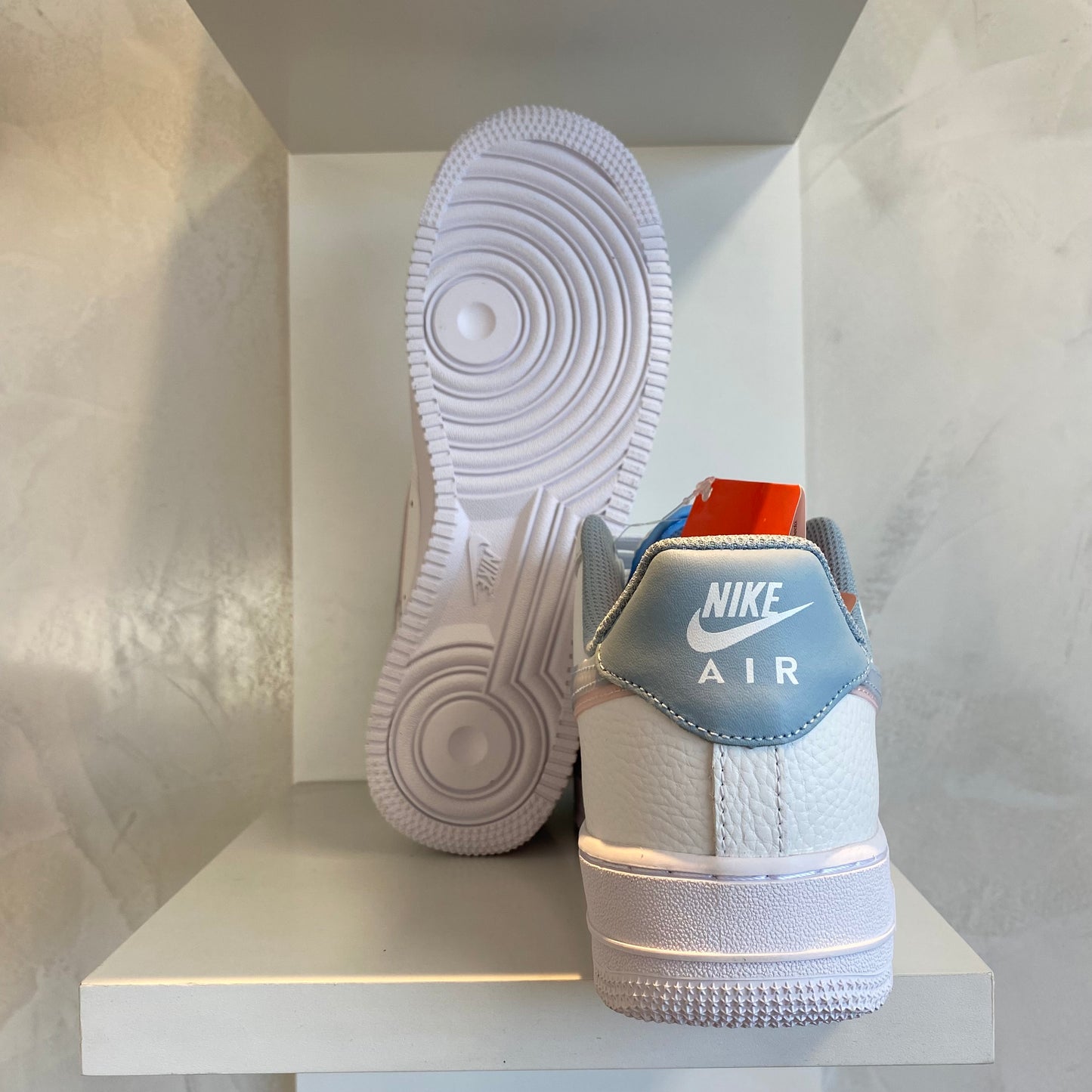 Nike Air Force 1 Double Swoosh Light Armory Blue (Pronta Entrega)