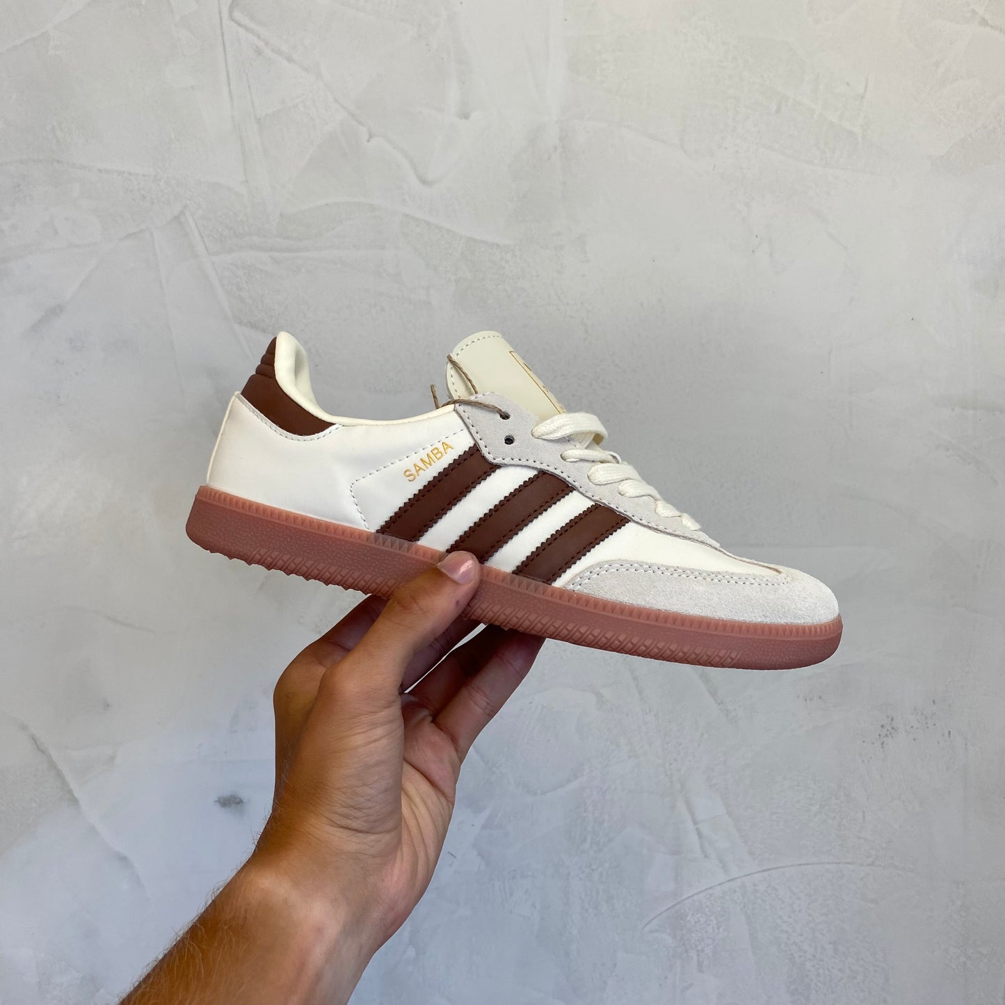 Adidas Samba OG Cream White Preloved Brown (Pronta Entrega)