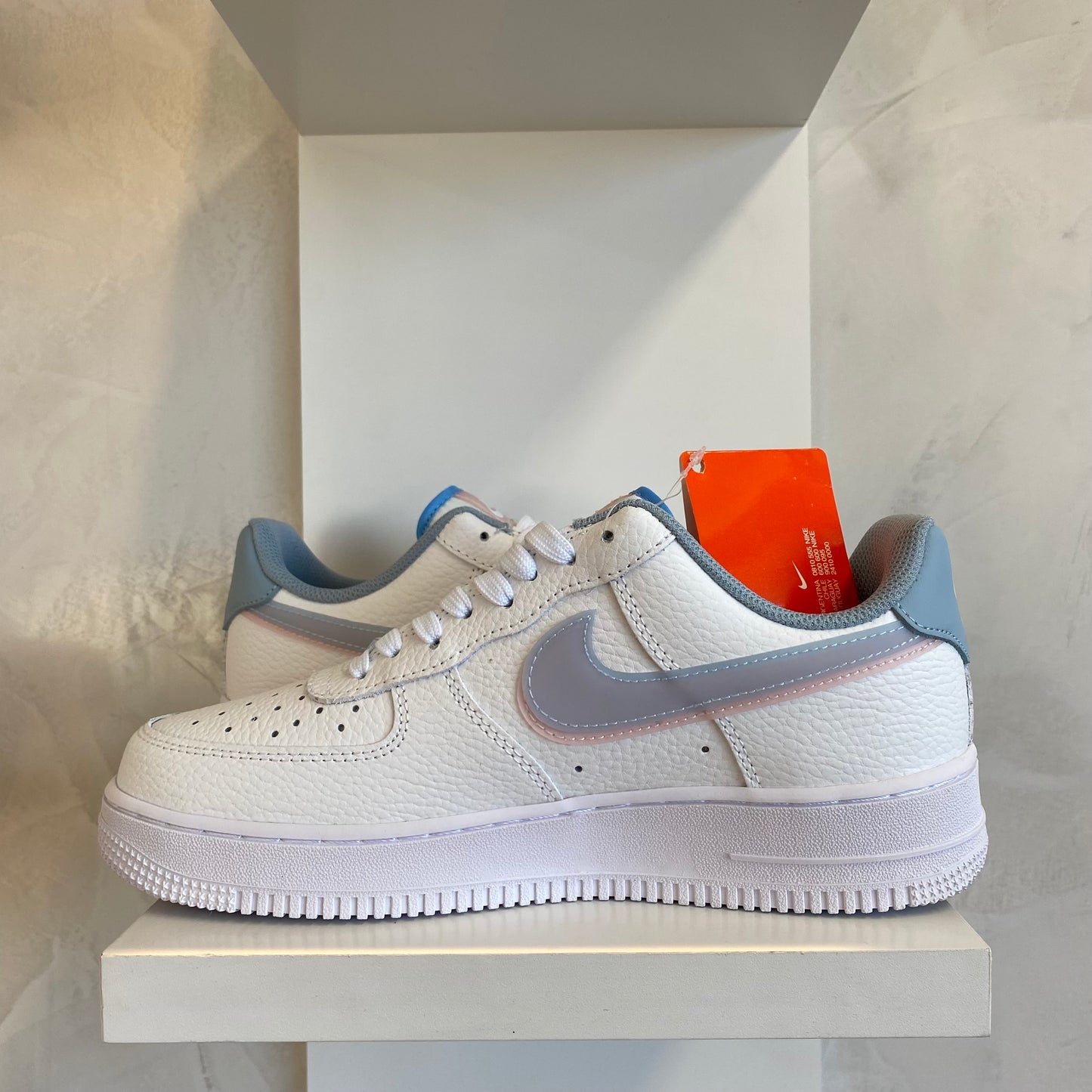 Nike Air Force 1 Double Swoosh Light Armory Blue (Pronta Entrega)