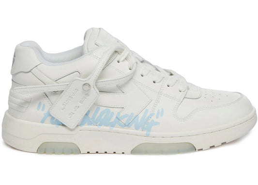 OFF-WHITE Out Of Office "OOO" Low Tops For Walking White Light Blue 2021